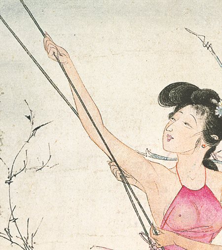 惠州-胡也佛的仕女画和最知名的金瓶梅秘戏图